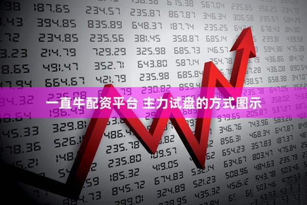 一直牛配资平台 主力试盘的方式图示