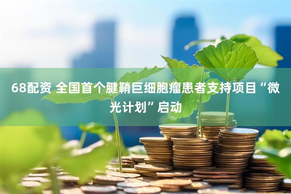 68配资 全国首个腱鞘巨细胞瘤患者支持项目“微光计划”启动